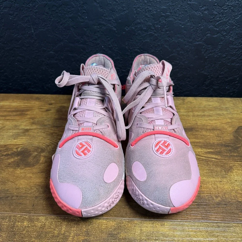 Adidas Harden Vol. 6 GW9715 Wonder Mauve Turbo Mesh Basketball Shoes Mens 6
